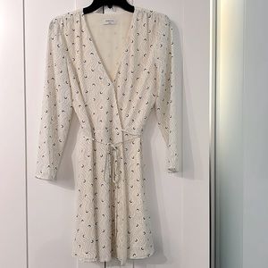 Aritzia Babaton Longsleeve Wrap Dress - M